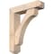 Ekena Millwork Legacy Craftsman Smooth Bracket w/ Offset Brace, Douglas Fir, 5 1/2"W x 22"D x 26"H BKT0604X22X26LEC04SDF - alternate 1
